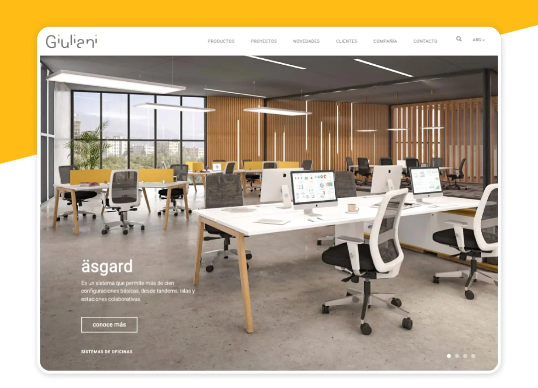Giuliani: sitio web